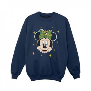 Disney meisjes Minnie Mouse Happy Christmas sweatshirt 5-6 Years wit