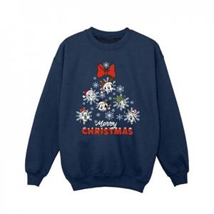 Disney meisjes Mickey Mouse en vrienden kerstboom sweatshirt 12-13 zwart
