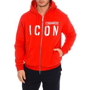 Dsquared2 Heren S79HG0002-S25042 hoodie met rits L rood