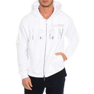 Dsquared2 Sudadera con cremallera y capucha S79HG0003-S25042 hombre L wit
