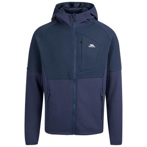 Trespass Bani Active-hoodie met volledige ritssluiting voor heren XL Vloot