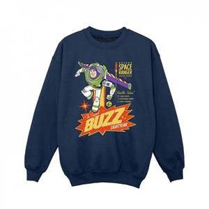 Disney Toy Story Buzz Lightyear Space-sweatshirt voor meisjes 12-13 zwart