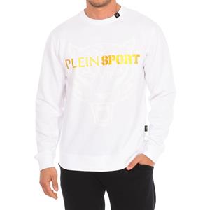 BlackPrice FIPSG600 Heren Sweatshirt met Lange Mouwen en Ronde Hals L wit