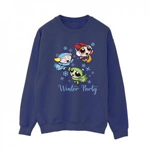 Pertemba FR - Apparel Het Powerpuff Girls Dames/Dames Meisjes Winterfeest Sweatshirt L wit