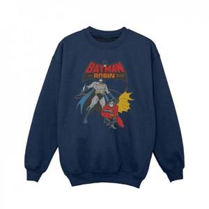 DC Comics meisjes Batman en Robin sweatshirt 5-6 Years wit
