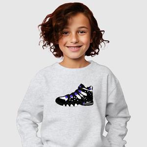 Le Roi du Tshirt Sweat Enfant BARKLEY 4 ans heide grijze kleur
