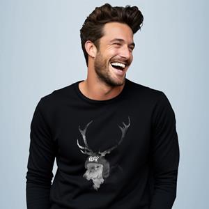 Le Roi du Tshirt Sweat Homme - BUZZ HARLEY XS zwart