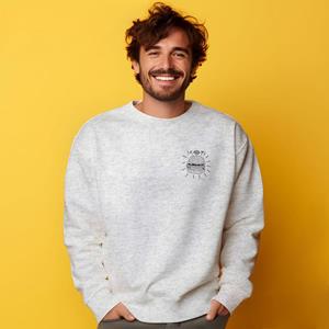 Le Roi du Tshirt Sweat Homme - BURGER PUNK CŒUR XS heide grijze kleur