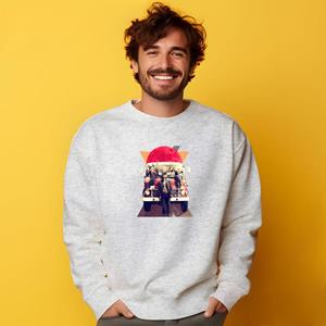 Le Roi du Tshirt Sweat Homme - EL CAMION XS heide grijze kleur