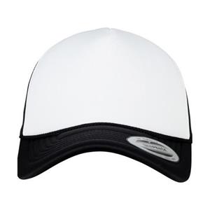 Flexfit unisex volwassen schuimrubberen pet met gebogen piek One Size zwart