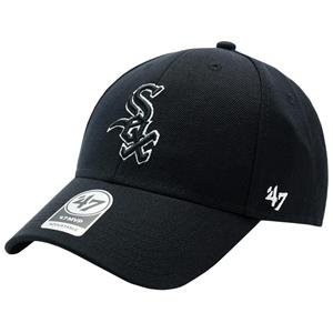 47 BRAND 47 Merk MLB Chicago White Sox Cap, Unisex zwarte pet One size zwart