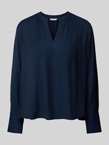 Tommy hilfiger Blouse met V-hals en lange mouwen