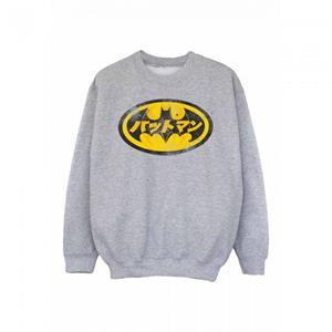 Batman Boys Japans logo-sweatshirt 12-13 wit