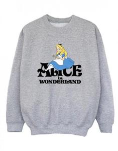Disney Boys Alice In Wonderland theedrinker klassiek sweatshirt 12-13 wit