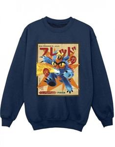 Disney Boys Big Hero 6 Baymax Fred Krant Sweatshirt 5-6 Years wit