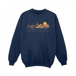 Disney Boys Cars Ontdek het Open Road-sweatshirt 5-6 Years wit