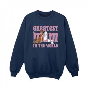 Disney Boys The Aristocats Greatest Mum Sweatshirt 12-13 wit