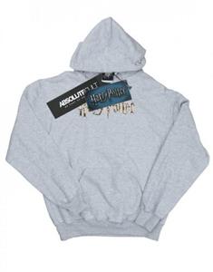 Harry Potter jongens hoodie met logo in kleur 5-6 Years wit