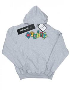 Disney jongens Mickey Mouse fruitblokken hoodie 5-6 Years wit