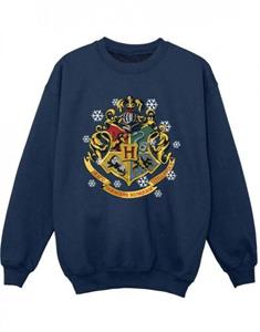 Harry Potter jongens kerstshirt met logo 12-13 zwart