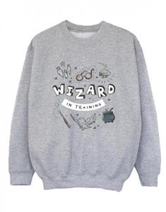 Harry Potter jongens tovenaar in opleiding sweatshirt 9-11 Years wit
