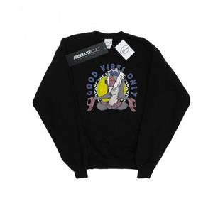 Disney Boys The Lion King Rafiki Good Vibes Only Sweatshirt 12-13 wit