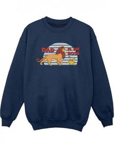 Disney Boys The Lion King papa baas Sweatshirt 5-6 Years wit