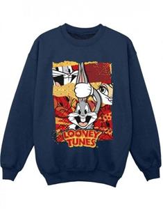Looney Tunes Boys Bugs Rabbit Comic Nieuwjaar Sweatshirt 5-6 Years wit