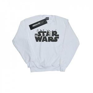 Star Wars jongens minimalistisch logo sweatshirt 9-11 Years wit
