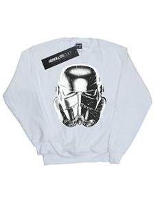 Star Wars Jongens Stormtrooper Warp Speed ​​Helm Sweatshirt 9-11 Years wit