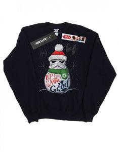 Star Wars jongens Stormtrooper tot sneeuw goed sweatshirt 5-6 Years wit
