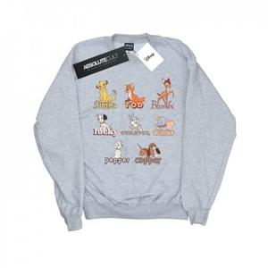 Disney Boys Little Friends Dieren Sweatshirt 9-11 Years wit