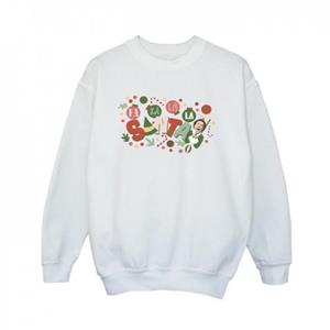 Elf jongens Santa Fa La La Sweatshirt 5-6 Years wit