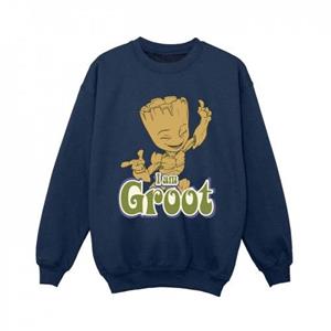 Guardians of the Galaxy jongens Groot dansend sweatshirt 5-6 Years wit