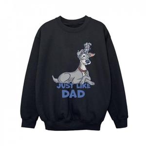Disney Boys Lady en de vagebond, net als papa sweatshirt 5-6 Years wit