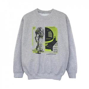 Disney Lightyear Buzz Tech Panel-sweatshirt voor jongens 9-11 Years wit
