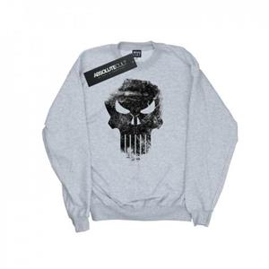 Marvel Boys The Punisher Distressed Skull Sweatshirt 9-11 Years wit