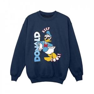 Disney jongens Donald Duck cool sweatshirt 5-6 Years wit