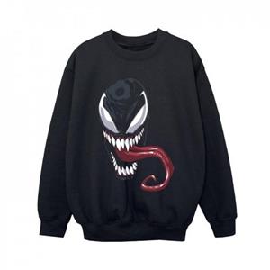 Marvel Venom Face-sweatshirt voor jongens 12-13 zwart