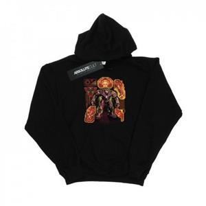 Marvel Boys Avengers Infinity War Hulkbuster blauwdruk hoodie 12-13 wit