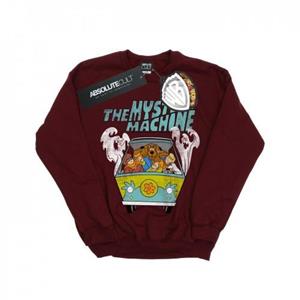 Scooby Doo Boys Mystery Machine-sweatshirt 12-13 bordeaux