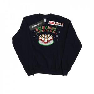 Star Wars Boys The Last Jedi Porgs Squeaking Through The Snow Sweatshirt 5-6 Years wit