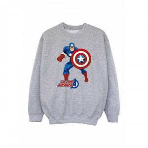 Captain America Boys het eerste Avenger-sweatshirt 12-13 wit
