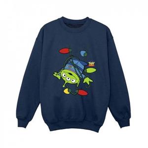 Disney Jongens Toy Story Kerstverlichting Aliens Sweatshirt 5-6 Years wit