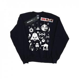 Star Wars jongens kerstversiering sweatshirt 5-6 Years wit