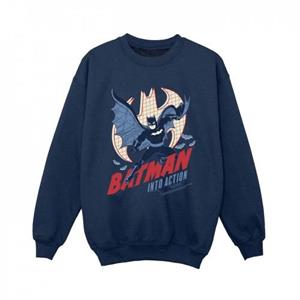 DC Comics jongens Batman in actie sweatshirt 5-6 Years wit