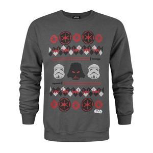 Star Wars Childrens/Kids Darth Vader Fair Isle Christmas Sweatshirt 3-4 Years houtskool