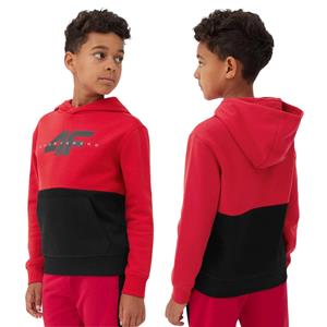 Children's Hoodie 4F Red 4FJAW23TSWSM628-62S size 122 rood
