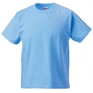 Jerzees Schoolwear Jerzees Schoolgear klassiek effen T-shirt voor kinderen (pak van 2) 3-4 wit