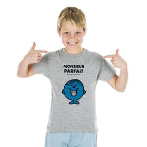 Monsieur Madame Kindershirt M. PERFECT 2 ans heide grijze kleur